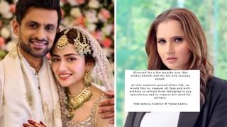 Sania Mirza's family issues statement amid Shoaib Maik's marriage with Sana Javed; confirms divorce months ago