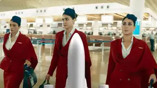 'Crew' teaser: Tabu, Kareena & Kriti are three sassy flight attendants & one big plan? Thumbnail