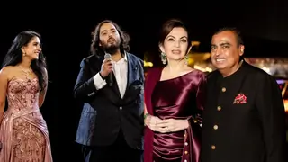 Bride to be Radhika shines in Versace splendor; Nita & Mukesh's elegance lights up pre-wedding bash Thumbnail