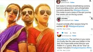 "Good comedy after so long," "iss 'Goa' se wapas mat jana"  -Netizens laud & have fun with 'Madgaon Express' Thumbnail