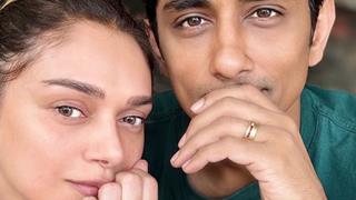 Aditi Rao Hydari & Siddharth confirm engagement with romantic snap thumbnail