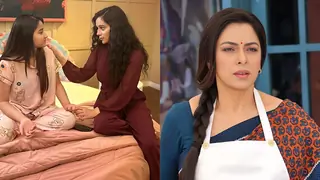 Anupamaa: Shruti's invitation to Anupama for her cocktail function disappoints Aadhya. Thumbnail