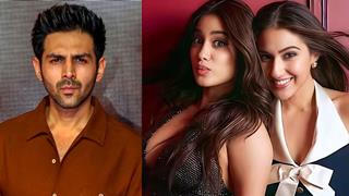 Kartik Aaryan opens up on dating Sara Ali Khan & Janhvi Kapoor simultaneously & question he will pop at an ex thumbnail