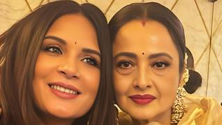 Richa Chadha moved to tears by Rekha's appreciation at Heeramandi premiere