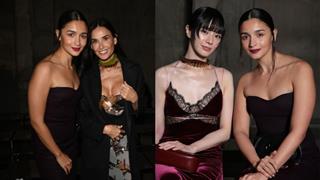 Alia Bhatt strikes a pose with Demi Moore, Park Gyuyoung & others at the Gucci Cruise Show London- PICS Thumbnail