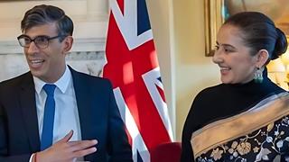 Manisha Koirala graces UK Prime Minister Rishi Sunak's residence: Pics