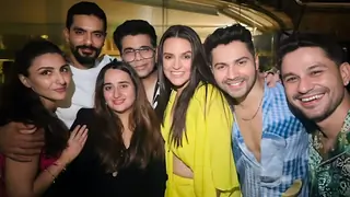 A peek inside Karan Johar's birthday bash ft. Varun Dhawan, Natasha, Kunal Kemmu, Neha Dhupia & others - PIC Thumbnail