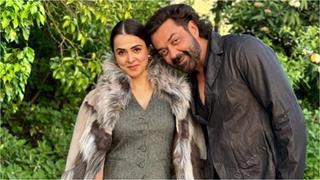 Bobby Deol wishes 'Jaan' Tania Deol on her birthday as they pose in style; check out the price of her bag thumbnail