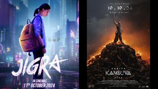 Kanguva Vs Jigra Vs Deva: Suriya's magnum opus reveals release date, to clash with Alia Bhatt thriller thumbnail