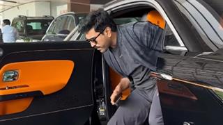  Ram Charan spotted at Hyderabad airport in India's first Rolls Royce spectre thumbnail