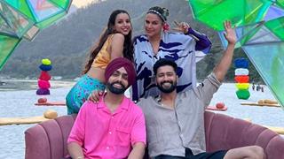 Vicky Kaushal, Triptii, Ammy & Neha Dhupia captured in their best moods in these BTS shots from 'Bad Newz'  Thumbnail