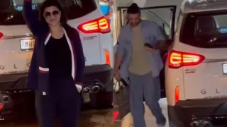 Sushmita Sen skips posing with ex Rohman Shawl; tells paps 'Thoda jaldi mein hoon'