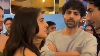 Kartik Aaryan and Sara Ali Khan’s Cute Hug at Call Me Bae’s screening leaves fans buzzing with curiosity Thumbnail