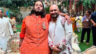 B Praak performs at Ambani family's Ganpati Pooja, shares picture with Anant Ambani thumbnail