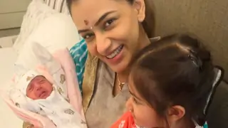 Smriti Khanna shares cute PICS from a pooja ritual post returning home with her newborn daughter thumbnail