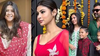 Ekta Kapoor’s Ganpati Celebration: Mouni Roy, Shabir Ahluwalia, Shraddha Arya and others arrive in style Thumbnail