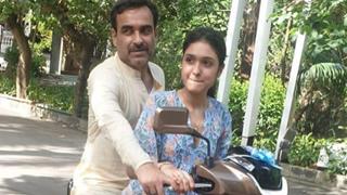  Embracing Fatherhood with A Sweet Moment: Pankaj Tripathi Teaches Daughter to Ride a Scooter thumbnail