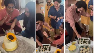 Aditi Rao Hydari and Siddharth toast to their wedding and the success of Rajkummar and Patralekhaa's movie Thumbnail