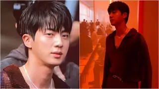 Jin makes a return to Korea from Paris; visuals of crazy fans running behind him worry ARMY - WATCH