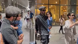 Raha Kapoor seems to be in a bad mood as she arrives back to the bay with Ranbir, Alia & Neetu Kapoor - WATCH