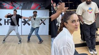 Hrithik Roshan, aka Greek God, grooves on Fighter's song at War 2 rehearsals; Kiara can’t stop fangirling Thumbnail