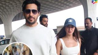 B-town power couple Sidharth Malhotra and Kiara Advani serve major couple goals as they twin in white Thumbnail