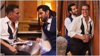 Akshay Kumar has an obsession with saving memes reveals Khel Khel Mein co-star Aditya Seal Thumbnail