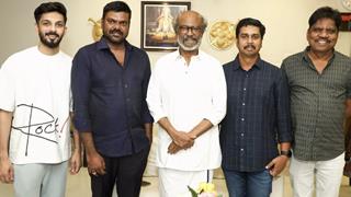 Rajinikanth attends the Vettaiyan team for the film's grand success celebration; See PIC thumbnail