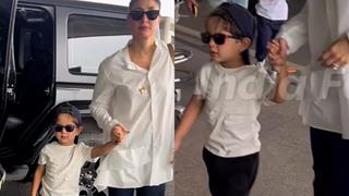 Jeh Ali Khan steals the spotlight as Kareena- Saif jet off for anniversary celebration thumbnail