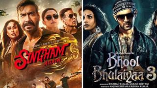 Singham Again and Bhool Bhulaiyaa 3 Clash Over Screen Time; T-Series Seeks Equal 50-50 Split Thumbnail