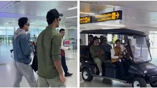 Ranbir Kapoor and Vicky Kaushal jets off  for Love and War Shoot thumbnail