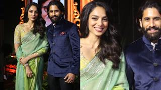 Sobhita Dhulipala bonds with Nagarjuna, Amala Akkineni at the ANR National Awards - WATCH thumbnail