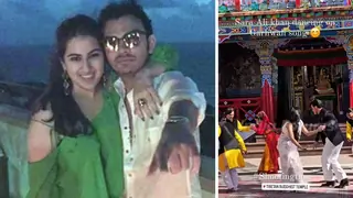 Sara Ali Khan and Veer Pahariya Spark Romance Rumours with BTS Dance Video from Sky Force Set Thumbnail