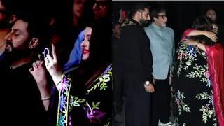 Aaradhya Bachchan, Aishwarya Rai Bachchan, Abhishek Bachchan leave DAIS event together; kisses for princess  Thumbnail