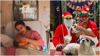 Devoleena Bhattacharjee and Shanawaz Shaikh share FIRST glimpse of their baby boy on Christmas; See PICS Thumbnail