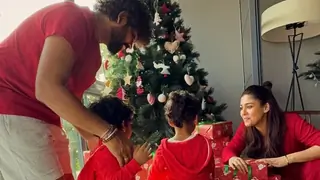 Nayanthara enjoys Christmas with hubby and kids; matching red outfits steal the hearts Thumbnail