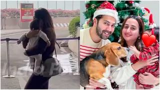 Varun Dhawan’s daughter Lara steals the limelight as she gets spotted at airport leaving for New Year vacay thumbnail