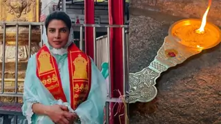 Priyanka Chopra offers a peek at temple routine in Hyderabad; sparks the flame for film with Mahesh Babu