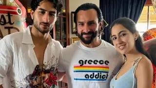 Saif Ali Khan Looks Dashing as he twins with Son Ibrahim Ali Khan in an UNSEEN pic post surgery  Thumbnail