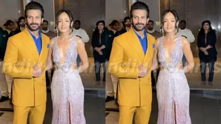 Karan Veer Mehra and Chum Darang Spark Dating Rumours on Red Carpet, Paps Ask, "Shaadi Kab Hai?" Thumbnail