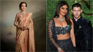 Nick Jonas plays perfect desi host as he spends time with Nita Ambani, Shloka Mehta at the wedding - WATCH Thumbnail