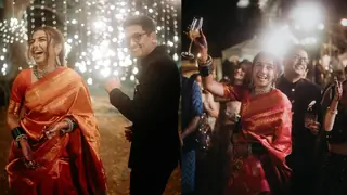 Prajakta Koli's Sangeet look gives a perfect ode to her roots ; Aces the 'Marathi Mulgi' vibes and how  Thumbnail
