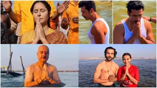 Maha Kumbh 2025: From Katrina Kaif to Akshay Kumar a look at celebs who took a holy dip in Triveni Sangam  Thumbnail