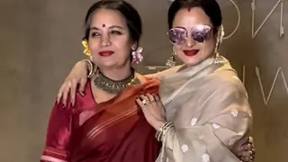 Rekha and Shabana Azmi Shine At 'Dabba Cartel' Screening As They Pose Together; WATCH Thumbnail