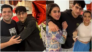 Ibrahim Ali Khan's Birthday Bash: Check Inside pics ft Sara Ali Khan, Amrita Singh and Nadaaniyan Cake  Thumbnail
