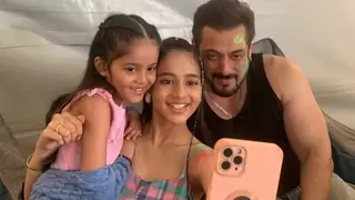 Salman Khan Plays Holi With Kids on Sikandar Sets, Prepares for Eid Release With Dubbing Session Thumbnail