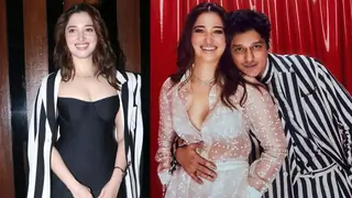 Did Tamannaah Bhatia don Vijay Varma's striped coat last night amid break-up stories? Netizens weigh in Thumbnail