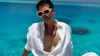 Karan Johar looks stylish in white as he enjoys his FIRST trip to Maldives