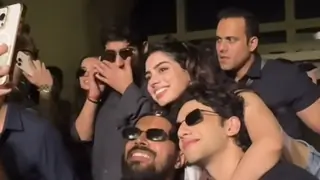 Khushi Kapoor spotted getting cozy at a party with rumored Beau Vedang Raina