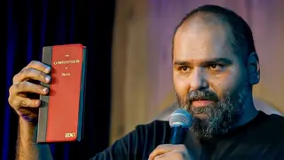 Kunal Kamra Gets Targeted By Shiv Sena; Photo Placed Outside Public Toilet